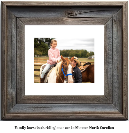 family horseback riding near me in Monroe, North Carolina